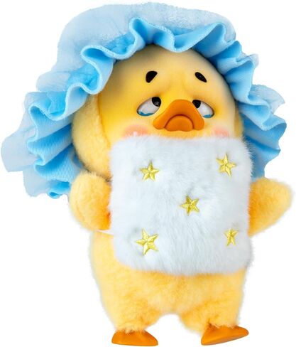 ORB Official Upset Duck Blind Box Plush Figurine - Act Cute Series - Collectible Plush Duck Decorative Figure with Adorable Outfits - 1 of 7 Possible Figures (1 Rare Figure) to Collect in Each Box in Kuwait