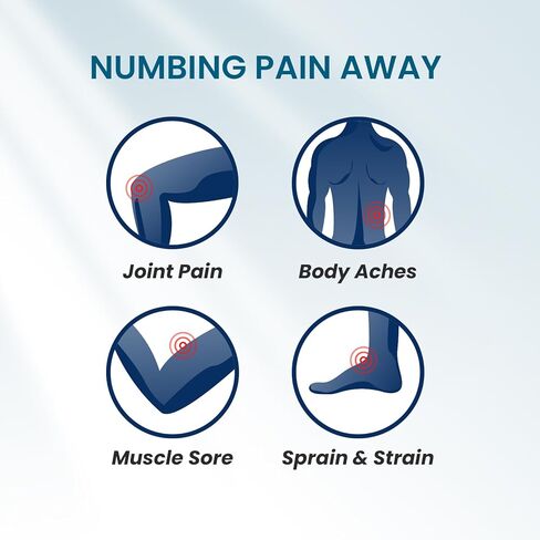 رقع يدوكائين كبيرة جدًا من سومفون - 11.43 سم × 19.07 سم | 4% يدوكائين أقصى قوة لمنطقة أسفل الظهر وعرق النسا | راحة تدوم لمدة 8 ساعات (كبير جدًا، العدد، 23) in Kuwait
