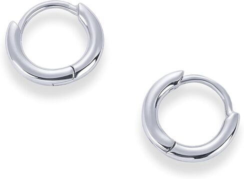 PAVOI 14K Gold Plated 925 Sterling Silver Posts Cubic Zirconia Mini Huggie Earrings for Women | Tiny Cartilage Helix Huggie Hoop Earrings in Saudi Arabia