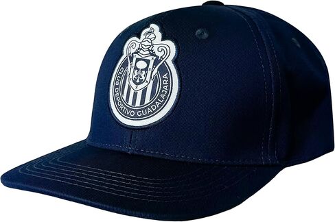 Chivas del Guadalajara Classic Snapback Hat Cap Hip Hop Style Flat Bill Adjustable Size, Licensed Product Blue in Saudi Arabia