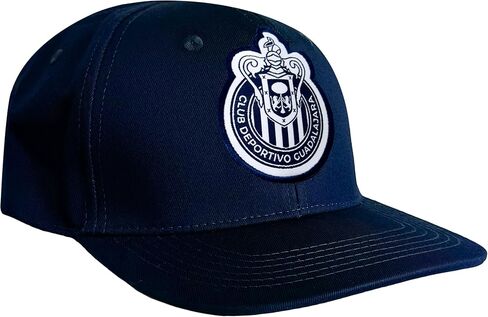 Chivas del Guadalajara Classic Snapback Hat Cap Hip Hop Style Flat Bill Adjustable Size, Licensed Product Blue in Saudi Arabia