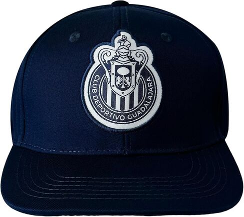 Chivas del Guadalajara Classic Snapback Hat Cap Hip Hop Style Flat Bill Adjustable Size, Licensed Product Blue in Saudi Arabia