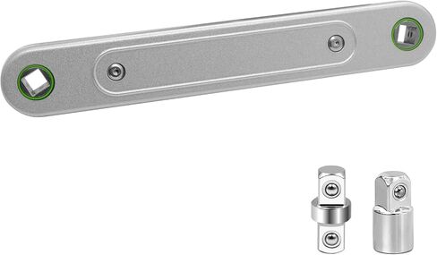 3/8" Offset Extension Wrench, 15" Impact Ready Socket Wrench Tool with 1/4" 3/8" 1/2" Square Drive Adapters in Saudi Arabia