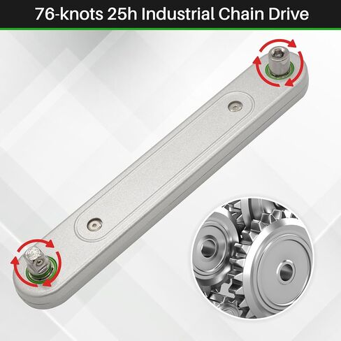 3/8" Offset Extension Wrench, 15" Impact Ready Socket Wrench Tool with 1/4" 3/8" 1/2" Square Drive Adapters in Saudi Arabia