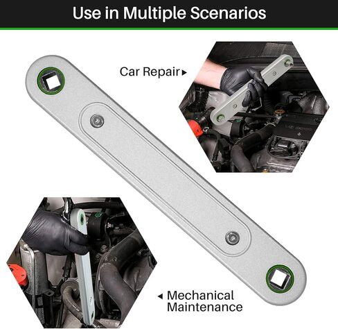 3/8" Offset Extension Wrench, 15" Impact Ready Socket Wrench Tool with 1/4" 3/8" 1/2" Square Drive Adapters in Saudi Arabia