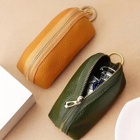 Mini Minimalist Storage Pouch: Home & Travel Wallet, Small Travel Coin Bag with Zipper – Key Pouch & Coin Wallet, Suitable for Men and Women (Green) in Saudi Arabia