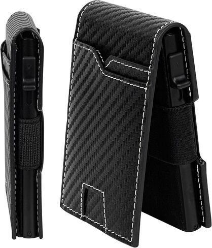 FUNGORGT Mens Wallet Slim - Personalized Wallet for Men Rfid Blocking Smart Wallet with Engraved Accessory & AirTag Leather Sheath, Minimalist Credit/ID Cards Passport Holder Wallet in Saudi Arabia
