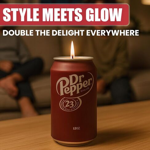 Dr Pepper Candle – The Cute & Funny Soda Candle for Cool Gifts – Dr Pepper Stuff – Cute Candles, Cool Things & Dr Pepper Gifts in Saudi Arabia