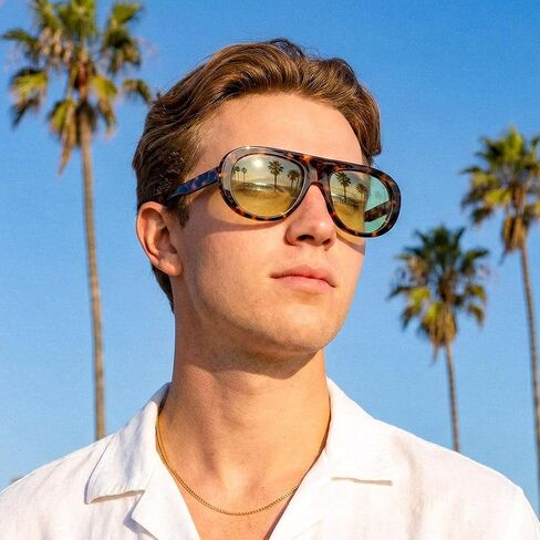KARSAER 2 Pcs Retro Aviator Chunky Sunglasses for Women Men 70s Trendy Chic UV400 Sun Glasses in Saudi Arabia