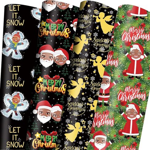 VNAAEM Western Western Western Wrapping Paper للرجال 8pcs - ورقة تغليف رعاة البقر مع نمط الصحراء الخضراء للاستحمام الطفل حفل زفاف الربيع الصيفي سباق الحصان (19.6 x27.8 بوصة) in Kuwait