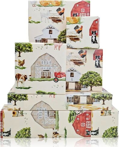 VNAAEM Western Western Western Wrapping Paper للرجال 8pcs - ورقة تغليف رعاة البقر مع نمط الصحراء الخضراء للاستحمام الطفل حفل زفاف الربيع الصيفي سباق الحصان (19.6 x27.8 بوصة) in Kuwait