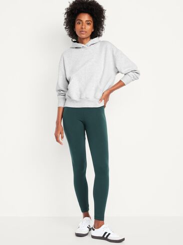 Old Navy High-Waisted Jersey Fashion Layering Leggings - Glorious Pine in Kuwait