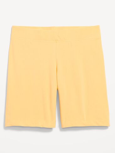 Old Navy High-Waisted Jersey Biker Shorts -- 6-inch inseam - Golden Aura in Kuwait