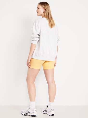 Old Navy High-Waisted Jersey Biker Shorts -- 6-inch inseam - Golden Aura in Kuwait