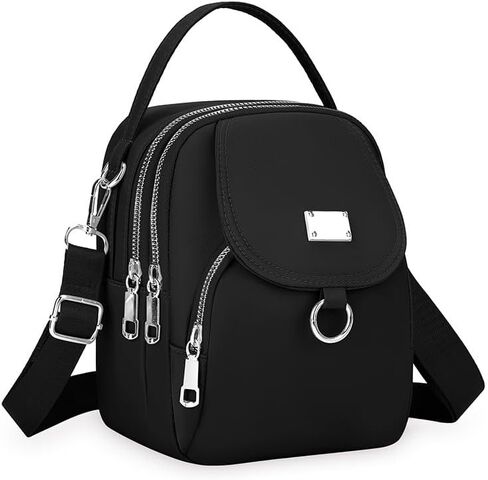 Crossbody Bags for Women Small Lightweight Travel Handbag Water-Resistant Purse Multi Pocket Shoulder Purse in Saudi Arabia