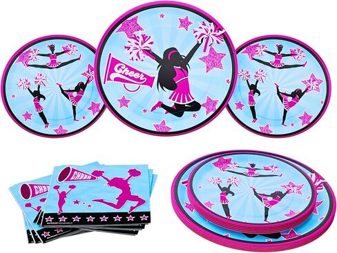 Blue Orchards Building Blocks Party Plates and Napkins (52 pieces for 16 Guests) - Building Block Party Supplies, Gamer Birthday Decorations, Gamer Party Supplies, Blocks Party Decor, Brick Birthday in Kuwait