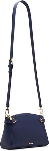 Anne Klein Womens Belted Dome Crossbody, Midnight in Saudi Arabia