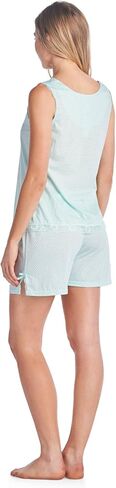 Casual Nights Women's Sleeveless Tank and Pajama Shorts Set in Saudi Arabia