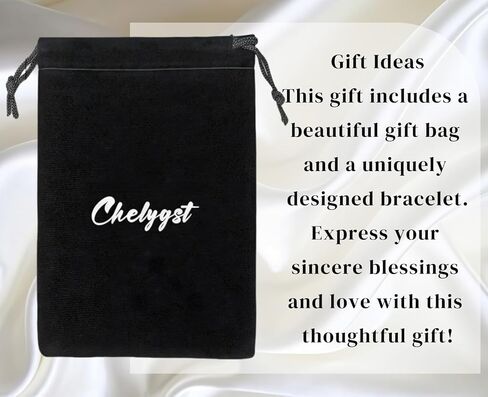 CHELYQST Black Tourmaline Bracelet,Stretch Natural Stone Crystal Beads for Women Men Unisex Adult in Saudi Arabia