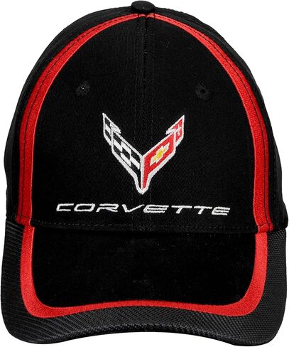Ralph White 2020-2026 Corvette C8 Accent Striped Hat Gray in Saudi Arabia