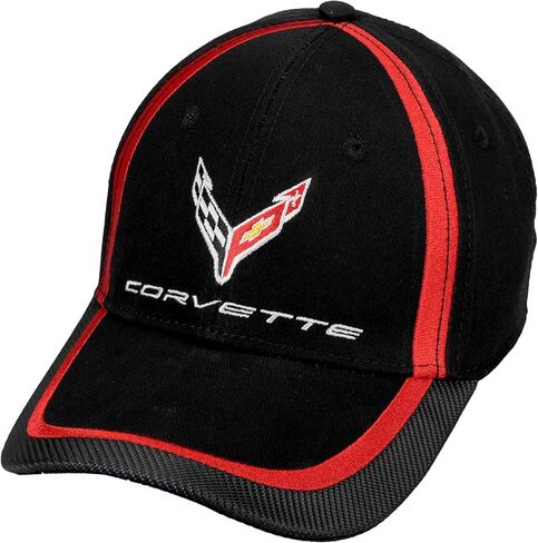 Ralph White 2020-2026 Corvette C8 Accent Striped Hat Gray in Saudi Arabia