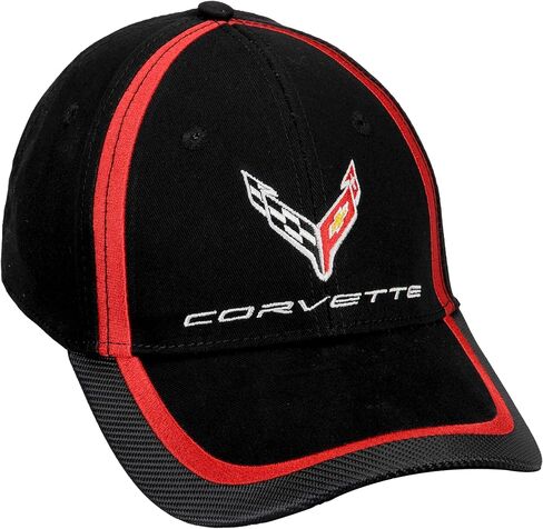 Ralph White 2020-2026 Corvette C8 Accent Striped Hat Gray in Saudi Arabia