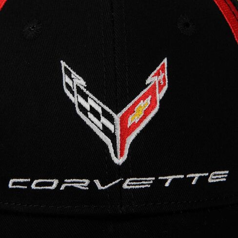Ralph White 2020-2026 Corvette C8 Accent Striped Hat Gray in Saudi Arabia