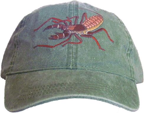 Tom's Reptile Supplies Vinegaroon Embroidered Cotton Cap Green in Saudi Arabia