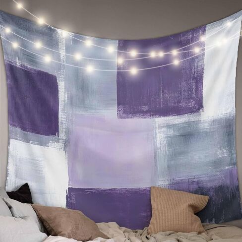 Tapestry Wall Hanging Purple Modern Oil Painting Ombre Art Abstract Room Decor Tapestries for Bedroom Living Room College Dorm Aesthetic Large 59x79 Inch in Saudi Arabia