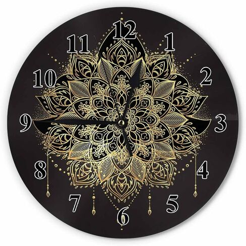 Orythyra Beauty Mermaid Wall Clock Round 10 Inch Battery Operated Watercolor Fish Tail Fantasy Fairy Tale Corner Silent Wooden Clocks Art Decorative Living Room Classroom Bedroom Office in Saudi Arabia