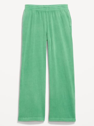 Old Navy High-Waisted Wide-Leg Sweatpants - Emerald Pigment in Saudi Arabia