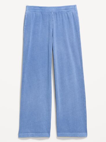 Old Navy High-Waisted Wide-Leg Sweatpants - Lobelia Blue in Saudi Arabia