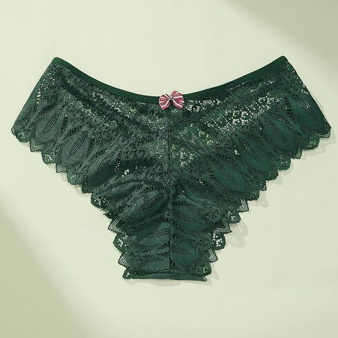 XI LIU 3 Pack Lace Underwear for Women Sexy Cheeky Panties for Women Lace Soft Breathe Briefs in Kuwait