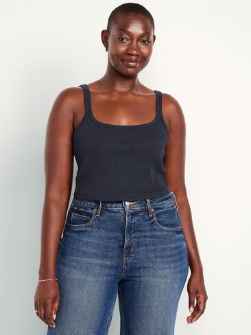 Old Navy Cropped Pointelle Cami Top - In the Navy in Saudi Arabia