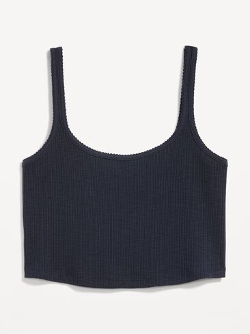 Old Navy Cropped Pointelle Cami Top - In the Navy in Saudi Arabia