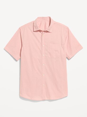 Old Navy Classic Fit Everday Shirt - Pink Dots in Saudi Arabia