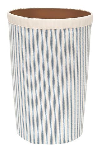 Bathroom Trashcan Small Garbage Can, 11.75", Bathroom Décor Girls Bedroom Baby Nursery Plastic Wastebasket Bin and Removable Pink and White Cover in Saudi Arabia