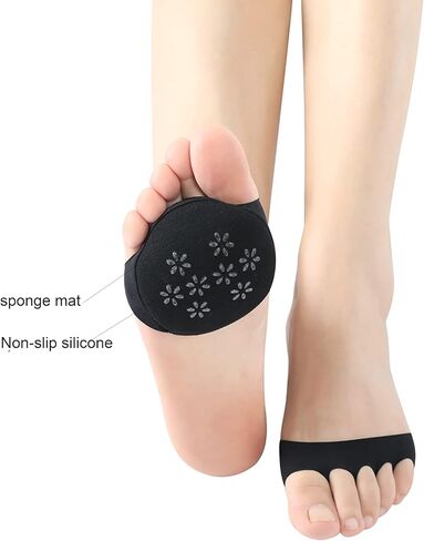 Kibovqul Toe Socks for Women,No show Socks for Heels Topper Sandal Oxfords Flat Pumps in Saudi Arabia
