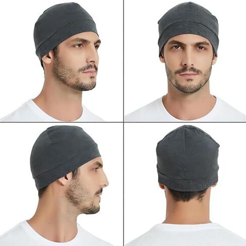 Unisex Beanie 2-Pack, Breathable & Fast-Drying Cap, Cuffed Knit Hat for Sports & Outdoor in Saudi Arabia