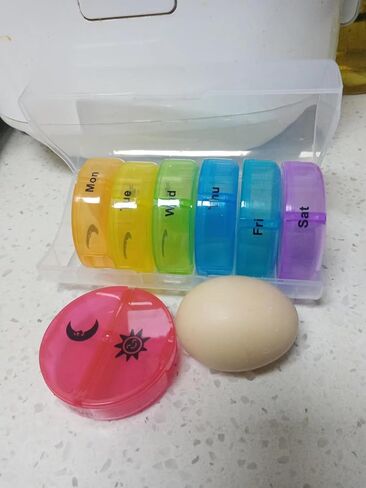 Weekly Pill Organizer 7 Day AM PM, Large 2 Times a Day Vitamin Box with Extra Large Compartments, Leak Proof Portable Travel Pill Case for Pills & Supplements in Saudi Arabia