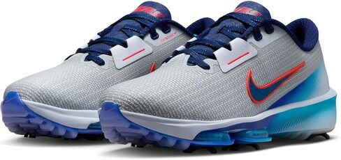 حذاء الجولف Nike Air Zoom Infinity Tour 2 NRG للرجال (HV4111-001، رمادي لكرة القدم/قرمزي ساطع/ليل عميق/أزرق فويد) in Kuwait