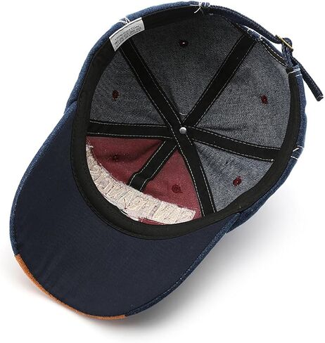 elwow Men's Outdoor Sports Retro Distressed Baseball Cap Embroidery Trucker Hat Sun Cap in Saudi Arabia