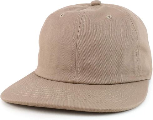 Trendy Apparel Shop Plain Casual Solid Color Low Profile Cotton Snapback Cap in Saudi Arabia