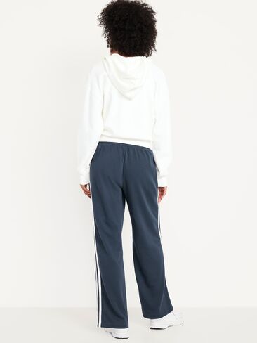 Old Navy بنطال رياضي عالي الخصر SoComfy واسع الساق - DUSK NAVY in Saudi Arabia
