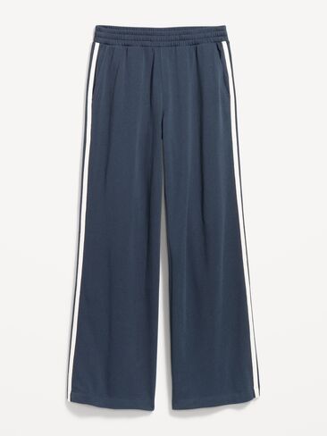 Old Navy بنطال رياضي عالي الخصر SoComfy واسع الساق - DUSK NAVY in Saudi Arabia