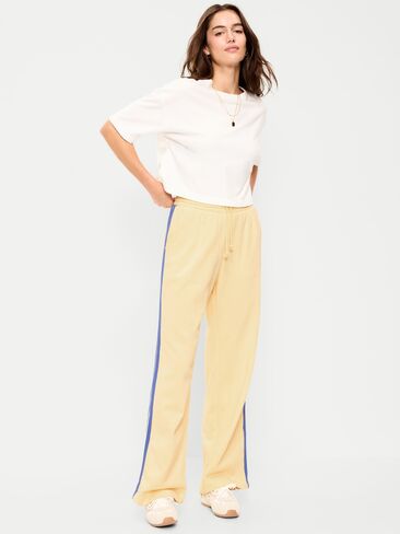 Old Navy High-Waisted SoComfy Wide-Leg Sweatpants - Golden Straw in Saudi Arabia