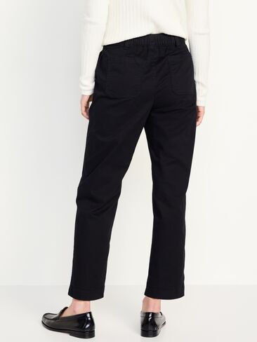 Old Navy High-Waisted OGC Chino Tapered Straight Pants - Black Jack in Kuwait