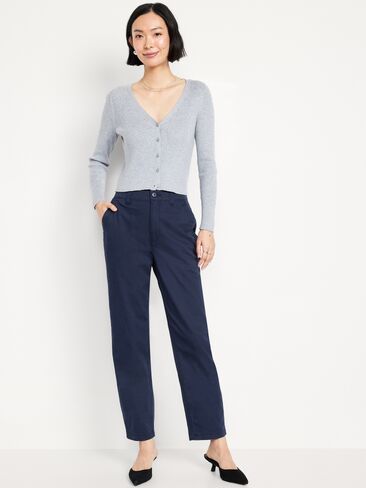 Old Navy High-Waisted OGC Chino Tapered Straight Pants - In the Navy in Kuwait