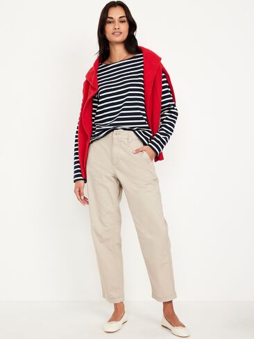 Old Navy High-Waisted OGC Chino Tapered Straight Pants - A Stone's Throw in Kuwait