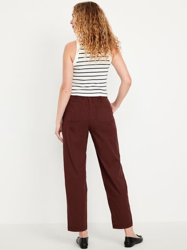 Old Navy High-Waisted OGC Chino Tapered Straight Pants - Mountain Wood in Kuwait